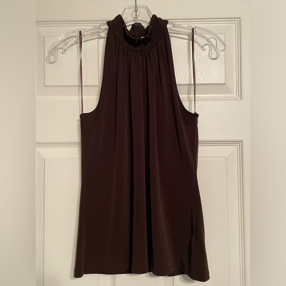 Micheal Kors Brown Halter Top - size M